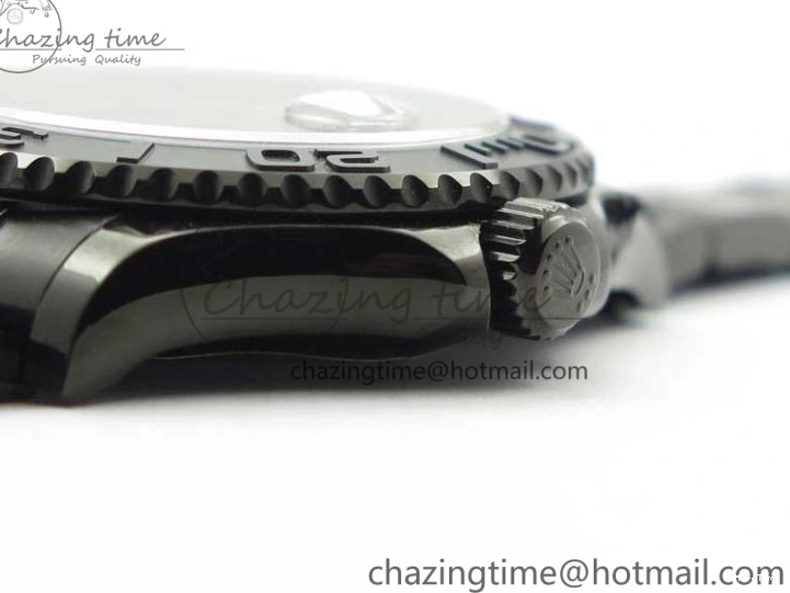 MiroTime 0901 EasyCare Yacht-Master 116622 DLC VRF Best Edition Black Dial on DLC Bracelet VR 2918